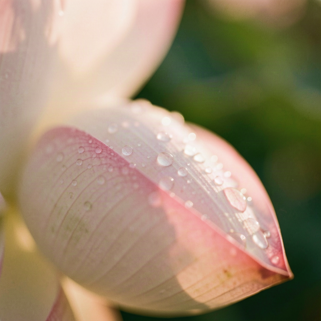 Lotus petal detail